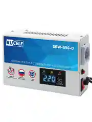 Белый стабилизатор напряжения настенный релейный RUCELF SRW-550-D, 500 ВА, 130-275В