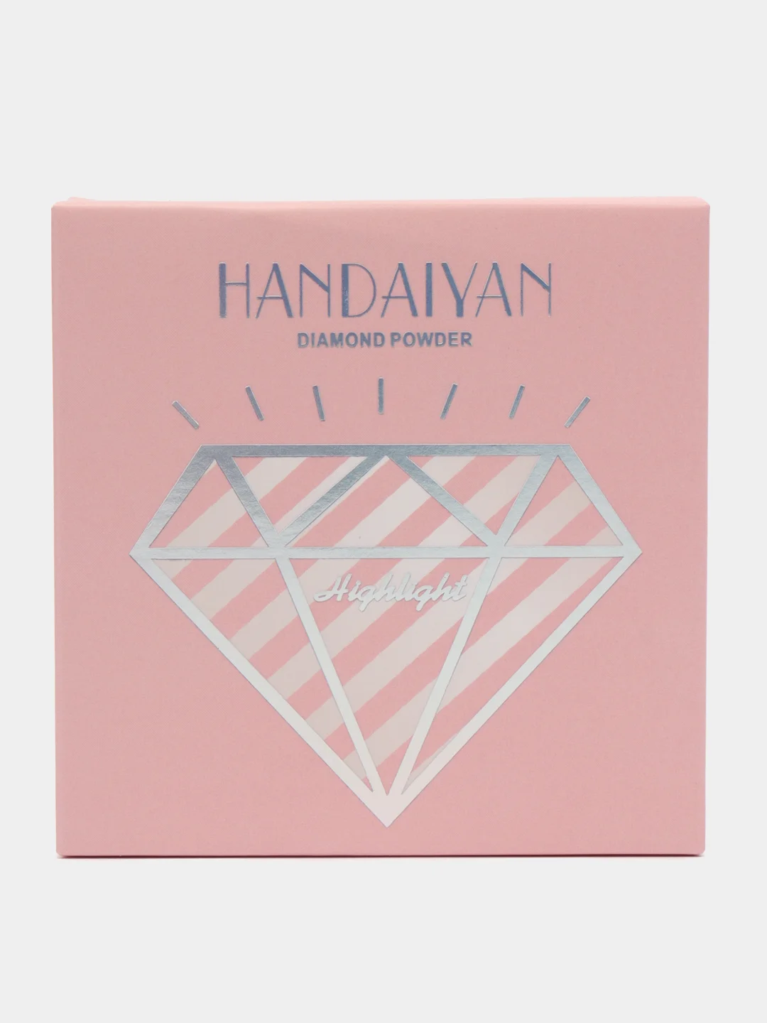Розовый handaiyan хайлайтер в форме бриллианта, для лица и тела