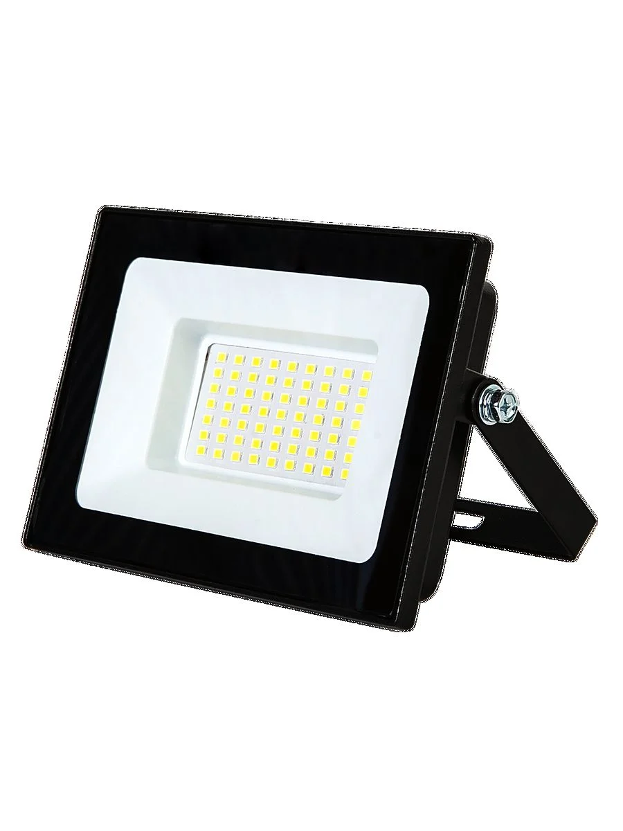 Черный светодиодный низковольтный прожектор GLANZEN FAD-0003-30-12V-SL 30 Вт 12V АС/DC
