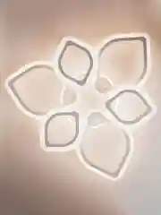 Белый светодиодная диммируемая люстра 3000-6500К 110Вт Glanzen LED-0100-LOTUS-white 35 кв.м 4 р