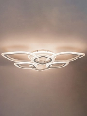 Светодиодная диммируемая люстра 3000-6500К 110Вт Glanzen LED-0100-LOTUS-white 35 кв.м 4 р