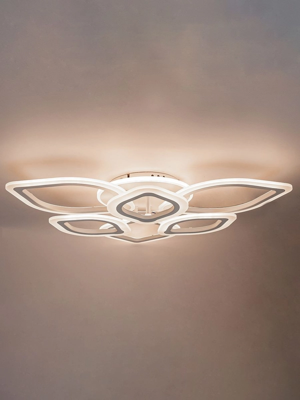 Светодиодная диммируемая люстра 3000-6500К 110Вт Glanzen LED-0100-LOTUS-white 35 кв.м 4 р