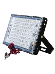 Светодиодный низковольтный прожектор GLANZEN FAD-0030-30-12V 30 Вт 6500К с зажимами