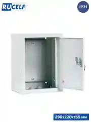 Серый щит с монтажной панелью ЩМП 00 IP31 (290х220х155) RUCELF