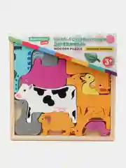 Пазл для малышей Brauberg Kids, 665251, деревянный Монтессори от 3 лет, сортер головоломка