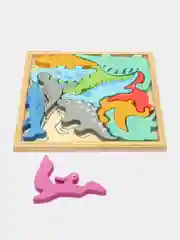 Пазл для малышей Brauberg Kids, 665252, деревянный Монтессори от 3 лет, сортер головоломка