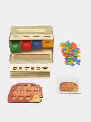 Сортер для малышей Brauberg Kids, 665265, деревянный Монтессори от 3лет Волшебный сундучок