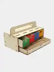 Сортер для малышей Brauberg Kids, 665265, деревянный Монтессори от 3лет Волшебный сундучок