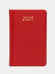 Ежедневник датированный 2025 Brauberg, планер планинг записная книжка А6, под кожу