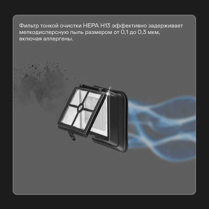Вертикальный пылесос GARLYN M-7500 Dual