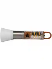 Серый светодиодный ручной аккумуляторный USB фонарь Эдисона c 5 режимами GLANZEN UFL-0420-X10