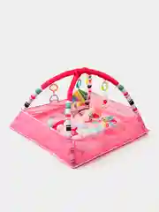 Розовый детский игровой коврик, манеж развивающий, детский