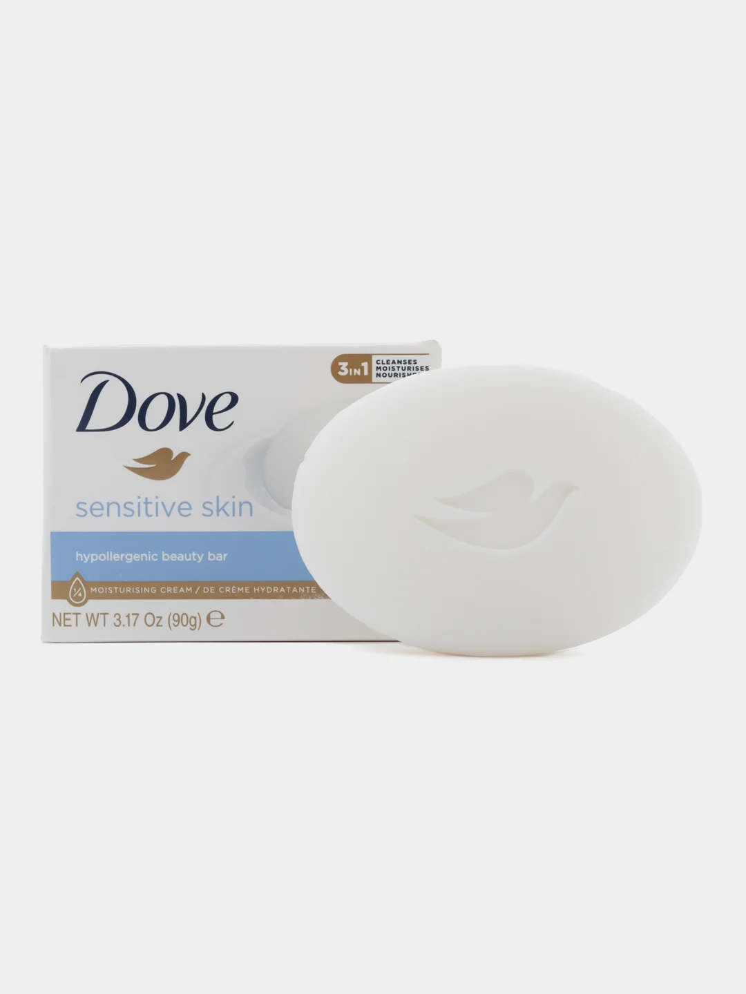 Мыло Dove, для чувствительной кожи, 90 г
