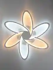 Белый светодиодная диммируемая люстра 3000-6500К 90Вт GLANZEN LED-0090-SATURN-white 35 кв.м 4 р