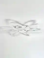 Белый светодиодная диммируемая люстра 3000-6500К 90Вт GLANZEN LED-0090-SATURN-white 35 кв.м 4 р