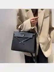 Сумка тоут через плечо, эко кожа, текстиль