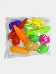 Розовый тележка с продуктами