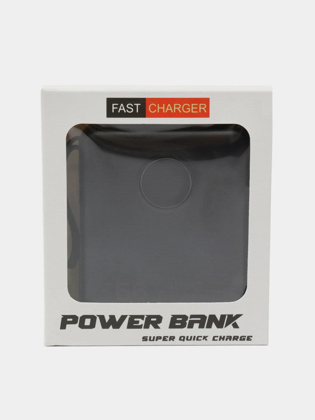 Хром внешний аккумулятор c быстрой зарядкой с встроенными кабелями Power Bank, 20000/30000 mAh