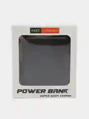 Хром внешний аккумулятор c быстрой зарядкой с встроенными кабелями Power Bank, 20000/30000 mAh