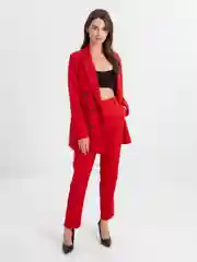 Красный костюм классический деловой женский Blazer
