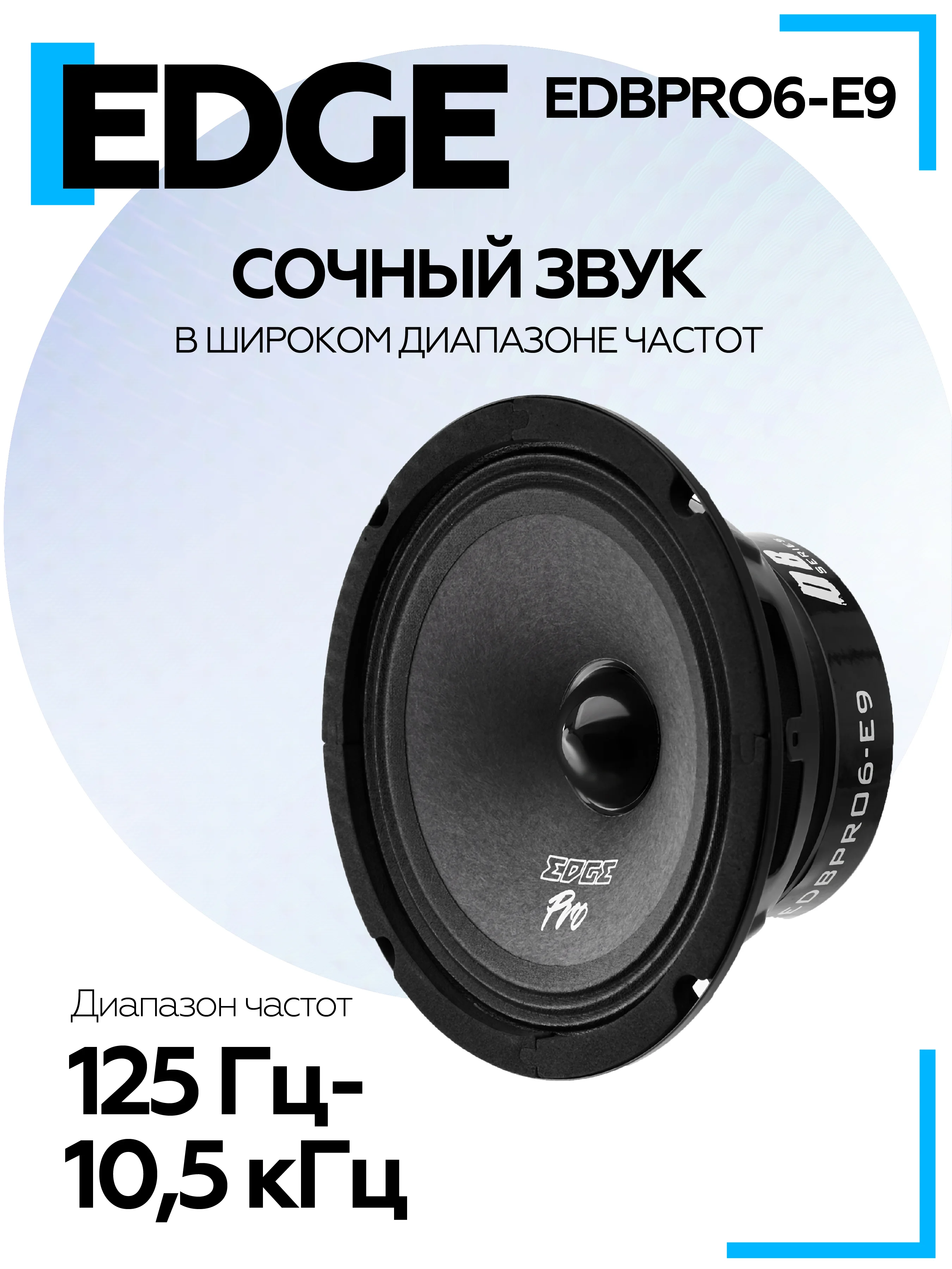 Акустическая система EDGE EDBPRO6-E9 (2 шт.)