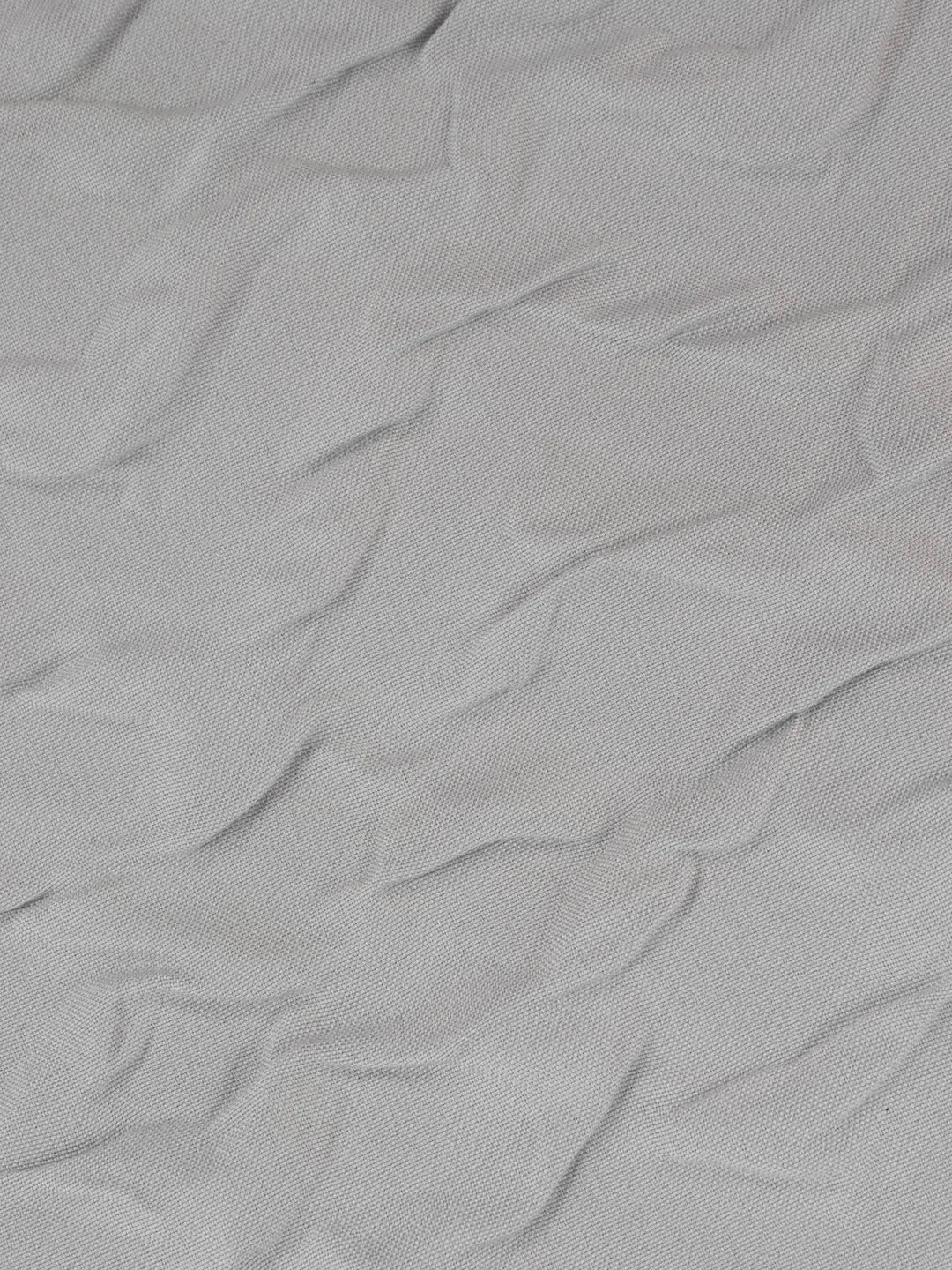 Шторка для ванной DeNASTIA "Жатка" 200x200см, ПЭ с водоотталкивающей пропиткой, св-серая