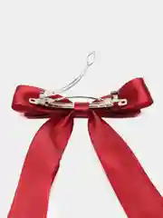 Багровый заколка-автомат для волос, бант на заколке