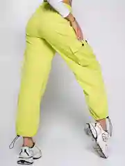 Салатовый брюки спортивные карго, с карманами