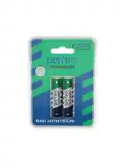 Аккумуляторные батарейки пальчиковые Perfeo AA2500mAh/2ШТ в блистере