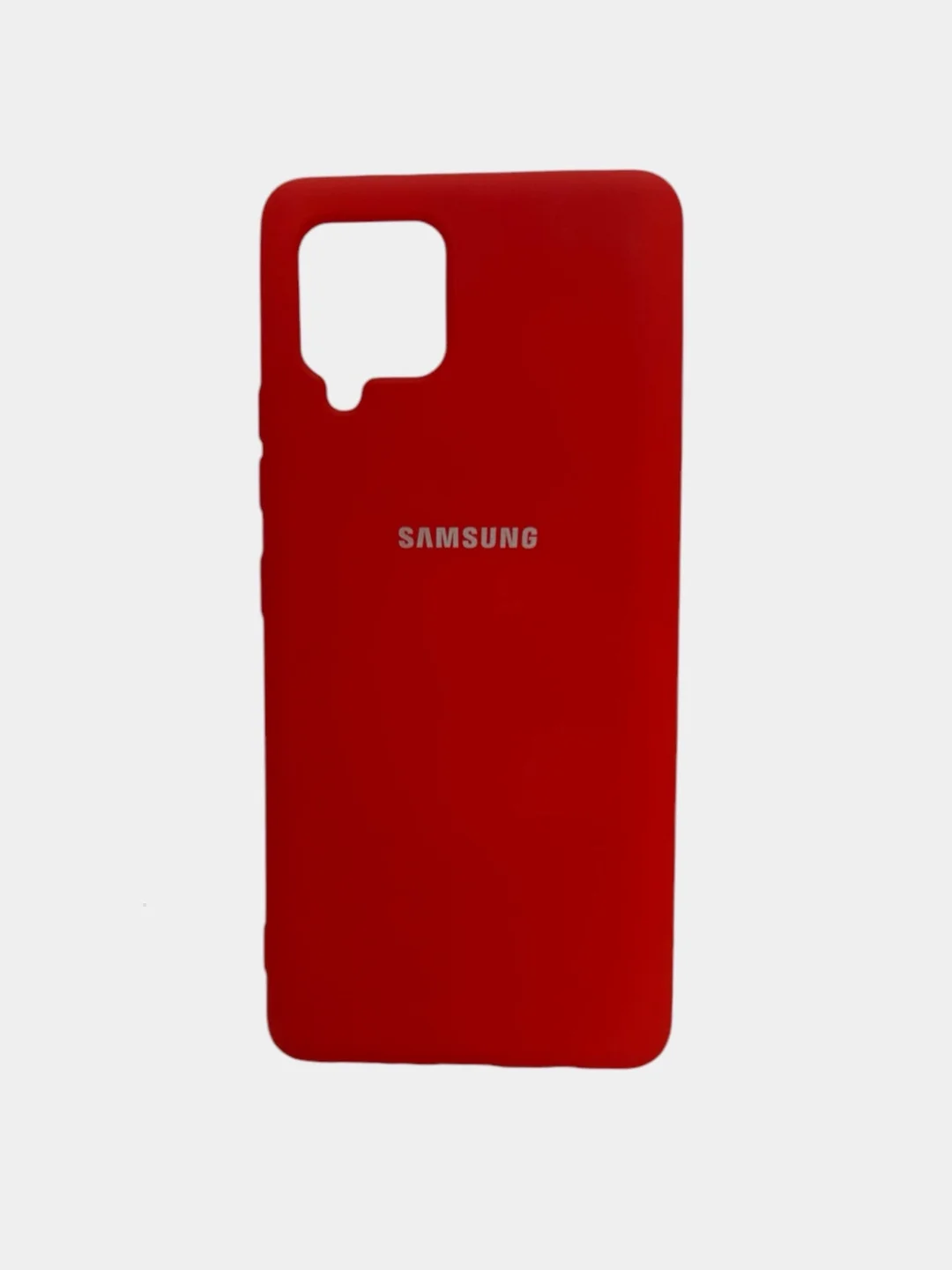 Красный защитный силиконовый чехол Silikone Cover для Samsung A42
