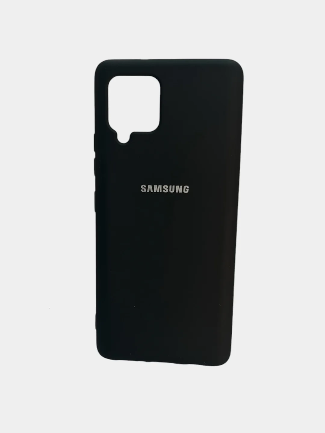 Черный защитный силиконовый чехол Silikone Cover для Samsung A42