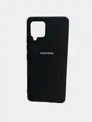 Черный защитный силиконовый чехол Silikone Cover для Samsung A42