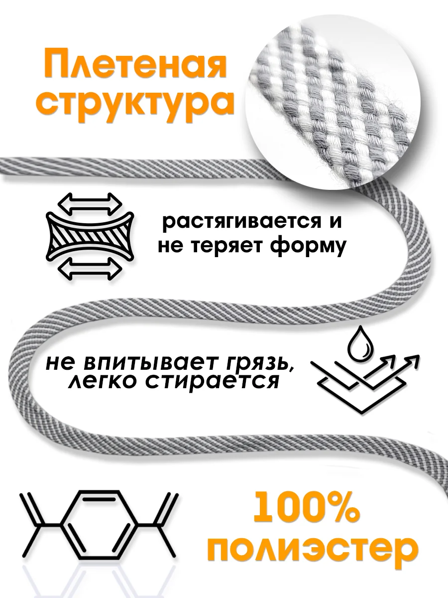 Зелёный хаки шнурок для одежды плоский