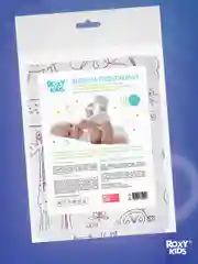 Кремовый клеенка непромокаемая на резинках в кроватку
