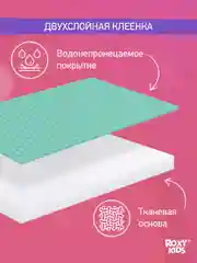 Ледяной клеенка непромокаемая на резинках в кроватку