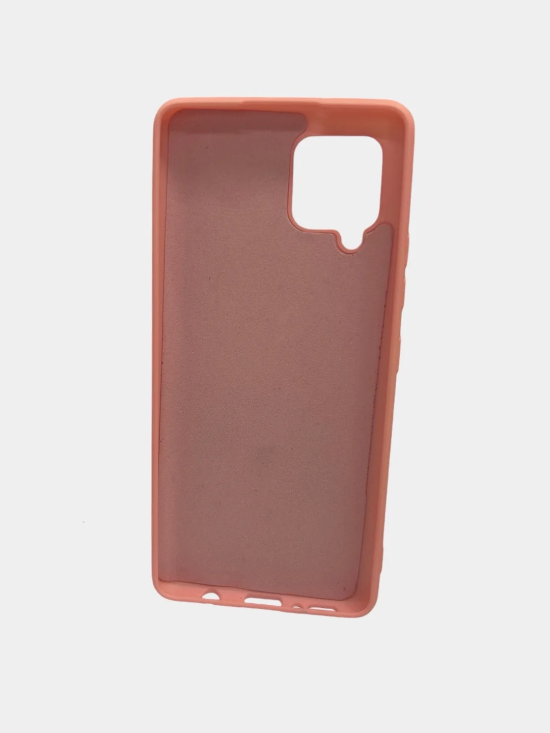 Кораллово-розовый защитный силиконовый чехол Silikone Cover для Samsung A42