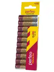 Батарейки солевые пальчиковые Perfeo R6/10ШТ в плёнке