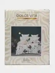 Белый белье постельное 2 спальное евро 200Х215 (70х70) бязь Dolce Vita 100% хлопок