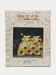 Желтый белье постельное 2 спальное евро 200Х215 (70х70) бязь Dolce Vita 100% хлопок