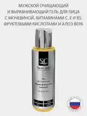 Гель для Лица SeaCare Мужской Очищающий и Выравнивающий