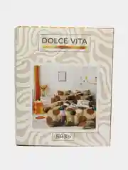 Карамельный белье постельное 2 спальное евро 200Х215 (70х70) бязь Dolce Vita 100% хлопок