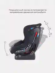 Черный автокресло RANT LB-777 "Pilot" Active Line (Black) группа 0-1 (0-18 кг)
