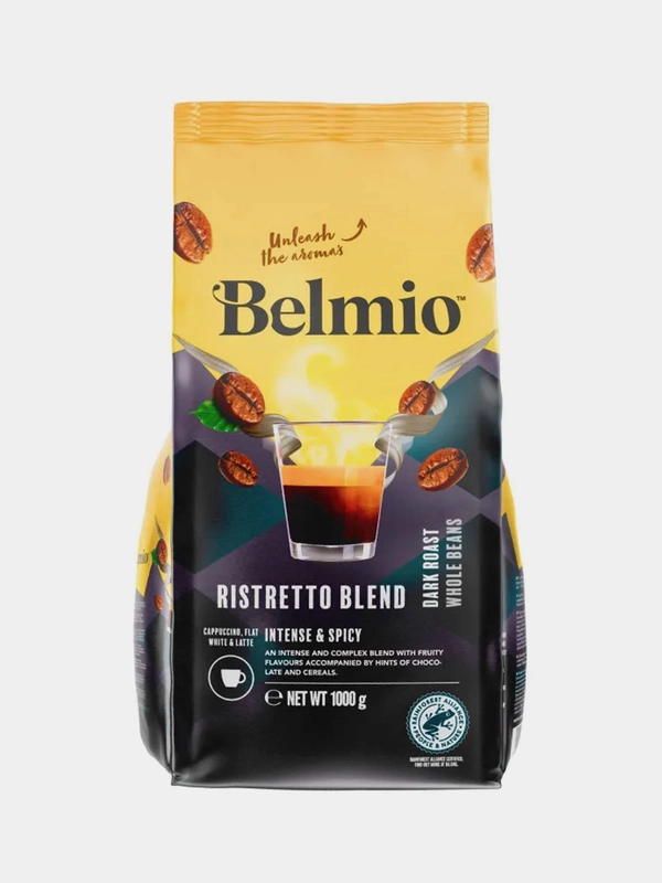 Кофе в зернах Belmio Ristretto Blend, 60% арабика, 1 кг