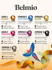Кофе в капсулах молотый Belmio Espresso Fortissimo, для системы Nespresso, 10 штук