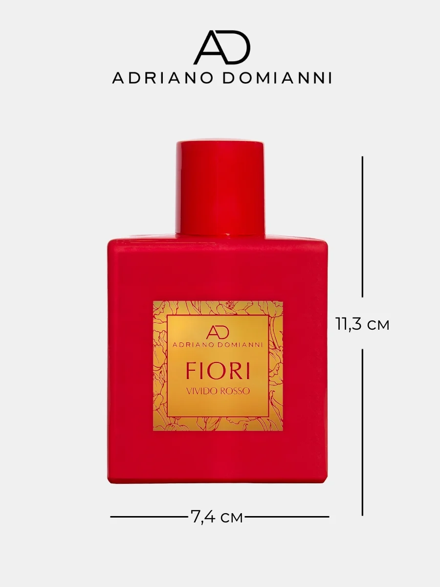 Туалетная вода Adriano Domianni Fiori Vivido Rosso 50 мл