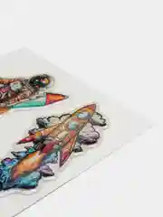 Алый 3d наклейки на чехол телефона, 20 дизайнов
