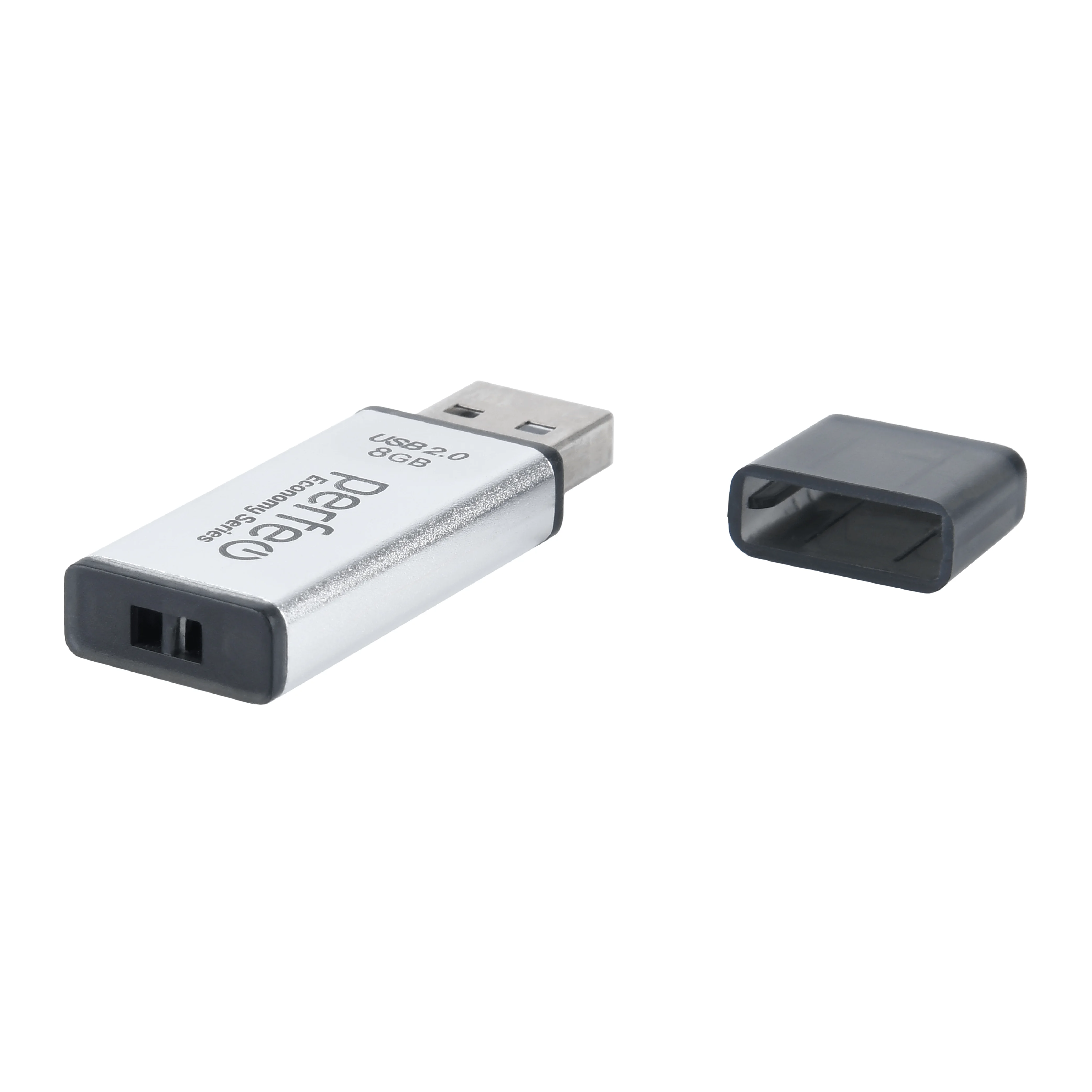 Серебряный usb флешка Perfeo USB 8GB E03
