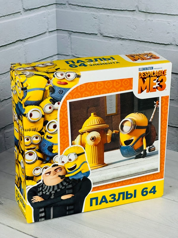 Мозаика пазл гадкий я мультфильм 64 элемента миньоны