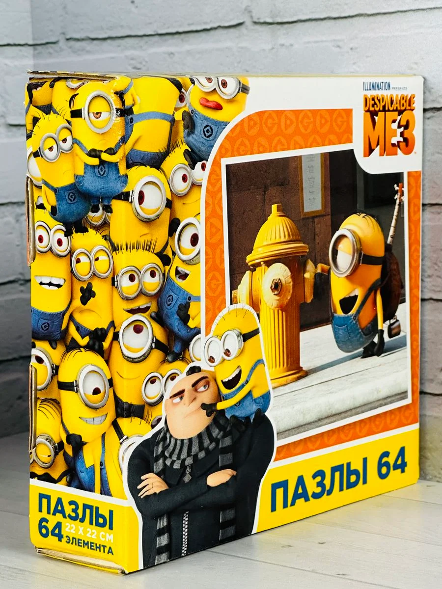 Мозаика пазл гадкий я мультфильм 64 элемента миньоны