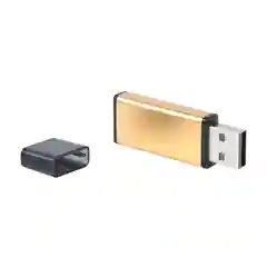 Золотой usb флешка Perfeo USB 8GB E03